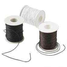 100yards/roll, 3rolls/set Mixed Color Waxed Cotton Thread Cords for Bracelet Braided String Beading DIY Jewelry Accessories 1mm 2024 - buy cheap