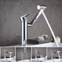 360 Rotation Basin Faucet Modern Bathroom Mixer Tap Brass Washbasin Faucet Single Handle Single Hole Elegant Crane For Bathroom 2024 - buy cheap