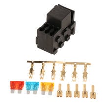 Automotive 3 Way Fuse  Box + 1 Relay Socket For Truck/SUV/Trailer/RV 2024 - buy cheap