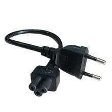 Power Adapter Cord Cable 30cm EU Plug 2 Pin Male To IEC 320 C5 Micky For Notebook Power Supply 2024 - buy cheap