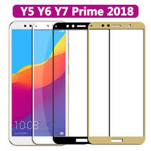 Protective Tempered Glass on the For Huawei Y5 Y6 Y7 Prime 2018 Glass huawey y 5 6 7 y52018 y72018 y82018 screen protector Film 2024 - buy cheap