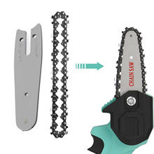 Saw Chain 4Inch 7inch 8Inch Mini Steel Chainsaw Chain With Blade Electric Saw Accessory Replacement Chain Drive Link Pitch 2024 - buy cheap