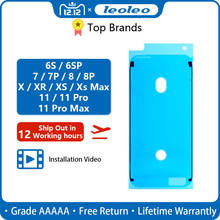 Водонепроницаемая клейкая прокладка Leoleo для ЖК-экрана, стикер для iPhone 5S 6G 6 Plus 6S Plus 7G 7 Plus 8 Plus X XR XS Max 2024 - купить недорого