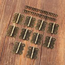 10Pcs Antique Cabinet Furniture Hinges Jewelry Wooden Boxes 4 Hole Butterfly Vintage Hinge Furniture Fittings For Door Cabinets 2024 - buy cheap