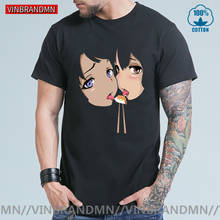 Novelty 3D Waifu Material T shirt Sexy Anime Girls Iicking Japan Sushi T-shirt Nerd Otaku Ahegao Ecchi Etchi Hentai LEWD Tshirts 2024 - buy cheap