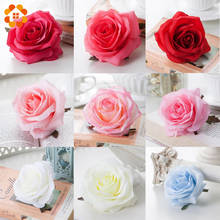 5PCS Artificial Silk Rose Heads DIY Decorative Bride Fake Flower Head For Home Wedding Birthday Party Decoration Fake Flowers 2024 - buy cheap