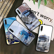 Funda de vidrio templado para coche de camión pesado, carcasa inteligente y superguay para Samsung Galaxy A10S, A10E, A20S, A20E, A30S, A40, A50S, A60, A70, A80, A90, A6 2024 - compra barato