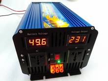 Inversor de potencia de onda sinusoidal pura, pantalla Digital, 5000W, 5000 vatios, a AC220V DC48V, 50HZ, 60HZ 2024 - compra barato