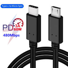 Мини-usb кабель type C к Micro Usb кабель для samsung huawei Micro Usb к type-C Usb 3,1 кабели для Macbook Быстрая зарядка шнур для передачи данных 2024 - купить недорого