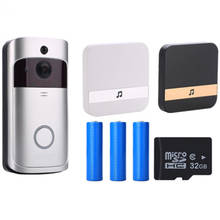 V5 дверной звонок умный IP WIFI видеодомофон Wi-Fi дверной Звонок камера для квартиры ИК сигнализация беспроводная камера безопасности 2024 - купить недорого