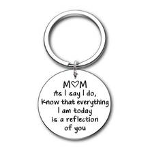 Mother Day Keychain Fashion Jewelry Gifts From Kids Daughter Son for Mother Mom Birthday Gift Keychain Appreciation Mom Keyring 2024 - buy cheap