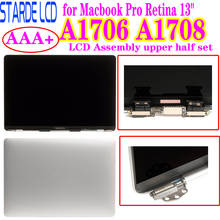 AAA + Новый A1708 ЖК-экран в сборе для Macbook Pro Retina 13 "A1706, ЖК-дисплей в сборе, полный серый/серебристый MLH12LL/A 2024 - купить недорого