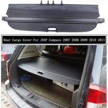 Cubierta de carga trasera para JEEP Compass, protector de seguridad para pantalla de maletero, privacidad, accesorios para coche, 2007, 2008, 2009, 2010 2024 - compra barato