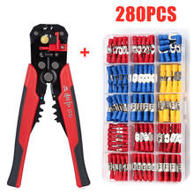 280PCS Assorted Spade Terminals Insulated Cable Connector Electrical Wire Assorted Crimp Butt Ring Fork Set Ring Lugs + Plier 2024 - buy cheap
