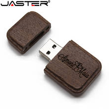 JASTER hot selling (over 10pcs free logo) creativeWooden U Disk USB 2.0 4GB 8GB 16GB 32GB 64GB USB flash drive 2024 - buy cheap