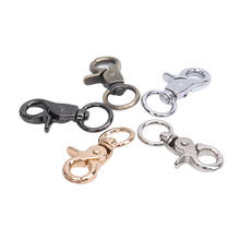 1pcs/pack Hook Key Lobster retaining ring DIY Craft Dog Buckle Chain Ring Bag Parts Metal Swivel Trigger 2024 - buy cheap