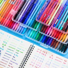 Monami Plus-bolígrafos de Gel de colores, rotuladores artísticos de punta de fibra de 24/36mm para diario, suministros de bricolaje, regalo, escritura y dibujo, 3000, 12/0,4 unidades 2024 - compra barato