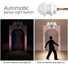 Detector de movimiento infrarrojo PIR profesional, interruptor inteligente de luz con Sensor automático, 110V, 220V, LED 2024 - compra barato