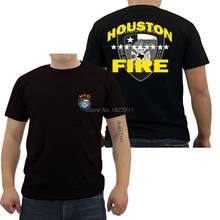 Moda de verano gran oferta Camiseta de algodón para hombre HFD Houston Fighter diseño camiseta Cool camisetas altas Harajuku Streetwear 2024 - compra barato