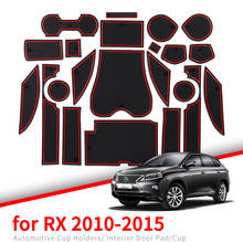 ZUNDUO Anti-Slip Gate Slot Mat For Lexus RX RX270 RX350 RX450h 2010 2012 2013 2014 2015 270 350 450h Accessories Non-slip mats 2024 - buy cheap