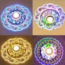 Modern LED Crystal Ceiling Light Circular Mini Colorful Ceiling Lamp Luminarias Rotunda Light For Living Room Aisle Corridor 2024 - buy cheap