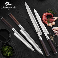 Juego de cuchillos japoneses Sashimi de acero inoxidable 1,4116, para Chef, Sushi, cocina, salmón, pescado, Sashimi 2024 - compra barato