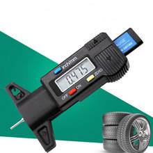 Black High-Precision Digital Tread Depth Gauge for Car 0-25.4MM Tyre Gauge Tire Pressure Wear Detection Car Safety Measurer Tool 2024 - buy cheap