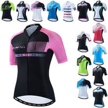 Weimostar Summer Cycling Jersey Tops Breathable Bicycle Cycling Clothing Women Road Mountain Bike Jersey Team Cycling Shirt Ropa 2024 - buy cheap