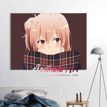 Yui Yuigahama Oregairu-pósteres de Anime para decoración del hogar, impresiones en lienzo, imágenes artísticas para pared, pintura para sala de estar 2024 - compra barato