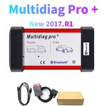 2021 Best NEW VCI multidiag pro+ vd DS150E cdp with Bluetooth 2017.R3 for Delphis obd2 Car Truck Diagnostic Tool Obd Scanner 2024 - buy cheap