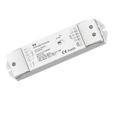 V4 DC12V-24V 4CH*5A Constant Voltage Led Dimming CCT RGB RGBW Controller Push Dim Dimmer for Single Color RGB RGBW Strip Use 2024 - buy cheap