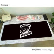 Lindo mouse pad para computador, mousepad ergonômico 900x300x4mm com tamanho grande xl para escritório 2024 - compre barato