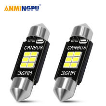ANMINGPU 2x сигнальная лампа C10W C5W Led Canbus 31 мм 36 мм 39 мм 41 мм гирлянда светодиодные лампы для автомобильного номерного знака светильник пы для чтения s 12 В 2024 - купить недорого