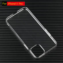 Mais novo pc crystal clear transparente plástico duro volta caso capa pele para iphone 11/11pro/11promax/6plus/7/7plus x xs xsmax xr 2024 - compre barato