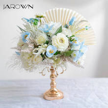 Искусственные цветы JAROWN, свадебные цветы, цветочный шар, украшение для стола, шелковые цветочные украшения, домашний декор 2024 - купить недорого