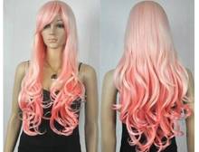 RH0953 Fastshun новые модные длинные Розовые Смешанные светильник лые светлые волнистые волосы женские парики A0312) 2024 - купить недорого