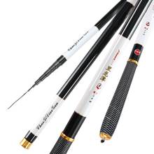 High Quality Carbon Fiber Telescopic fishing rod 3.6-7.2 m Stream Rod fishing gear supplies 2024 - buy cheap