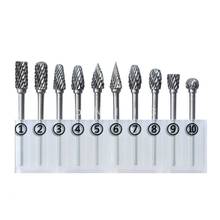 10pcs Dental laboratory supplies  3 *6mm grinding high hardness tungsten carbide rotating Tungsten steel grinding head 2024 - buy cheap