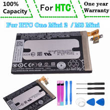 Bateria de celular bop6m100 para htc one mini 2 mini2/one m8 mini m8mini, bateria de telefone 2100mah, capacidade real + ferramentas 2024 - compre barato