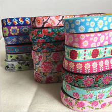 New 5/8" 16 mm Polyester Ribbon 10 Yards Cartoon Jacquard Ribbon DIY Pet Dog Collar Decorated With Garment Accessories 15 Design 2024 - buy cheap