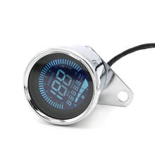 Universal Motorcycle LED Digital Speedometer LCD Odometer Fuel Gauge For Honda Yamaha Suzuki Kawasaki KTN Touring Custom 2024 - buy cheap