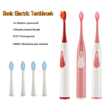 Cepillo de dientes eléctrico sónico para blanqueamiento dental, ultrasónico, automático, cabezal reemplazable, impermeable IPX7 2024 - compra barato