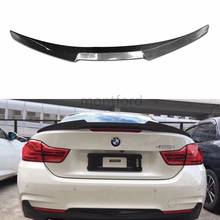 M4 Style Carbon Fiber Rear Roof Spoiler Trunk Lip Wing For BMW F33 Convertible 4 Series 420i 428i 435i F83 M4 2014 2015 2016 UP 2024 - buy cheap