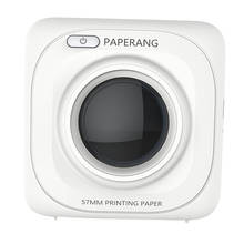 Paperang p1 impressora térmica para smartphone com 1 rolo de papel branco 57*30mm 2024 - compre barato