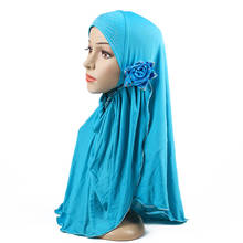Цветок алмаз дамы хиджаб готов носить хиджаб шарф исламский головной платок одежда хиджаб тюрбан femme musulman арабский головной убор 2024 - купить недорого