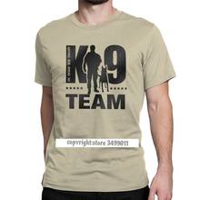 K9 Team K9 Unit Malinois T Shirts Men Casual Tops T Shirt Belgian Dog Tshirts Camisas Graphic Funny Tshirts 2024 - buy cheap