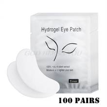 100 Pairs/Lot Under Eye Pads Lash Eyelash Extension Paper Patches Eye Tips Sticker Wraps Paper Patches Eyelash Make Up Tools 2024 - buy cheap