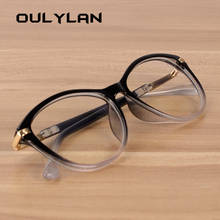 Oulylan Women Optical Eyeglasses Cat Eye Glasses Frames Retro Transparent Spectacles Frames Ladies Eyewear 2024 - buy cheap