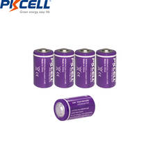 5Pcs*PKCELL 1/2AA Battery  14250 3.6V ER14250 1200Mah 1/2 AA LS 14250  Lithium Battery Batteries 2024 - buy cheap