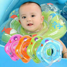 PVC Baby Neck Ring Tube Safety Infant Float Circle Bathing Inflatable Flamingo Inflatable Water Infant Swimming Accessories New 2024 - buy cheap